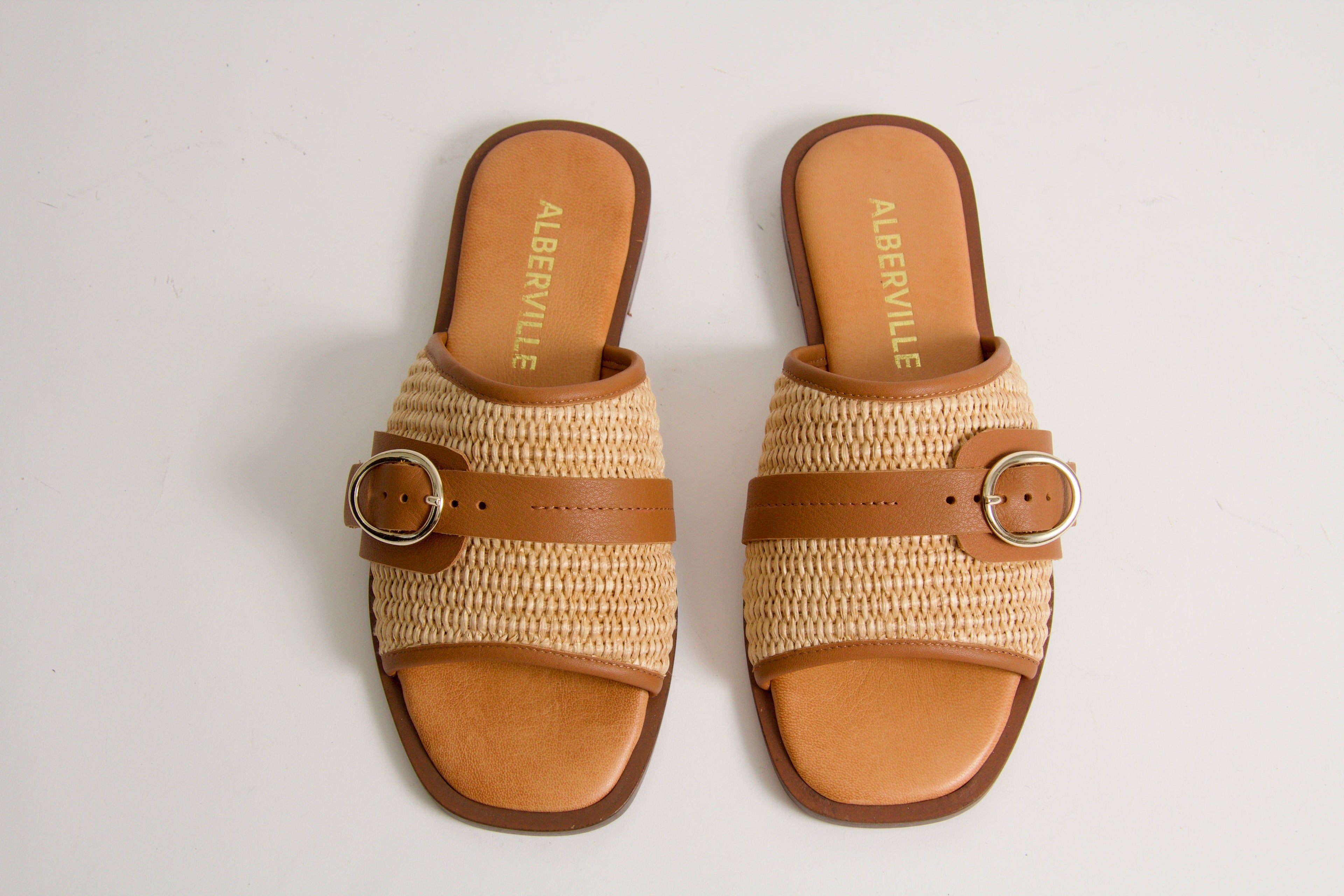 Vide Natural Rafia sandaler