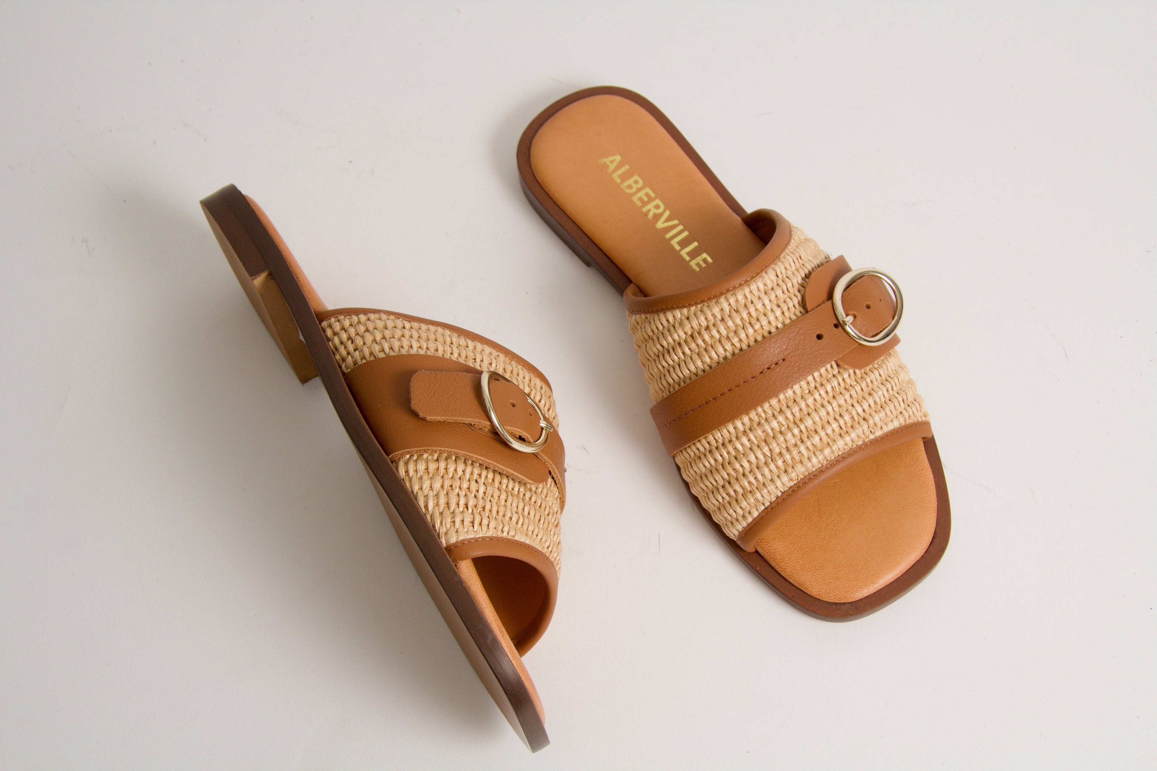 Vide Natural Rafia sandaler