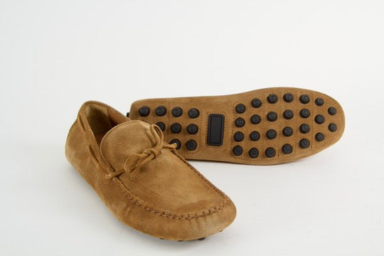 Mockasiner för herr i konjak