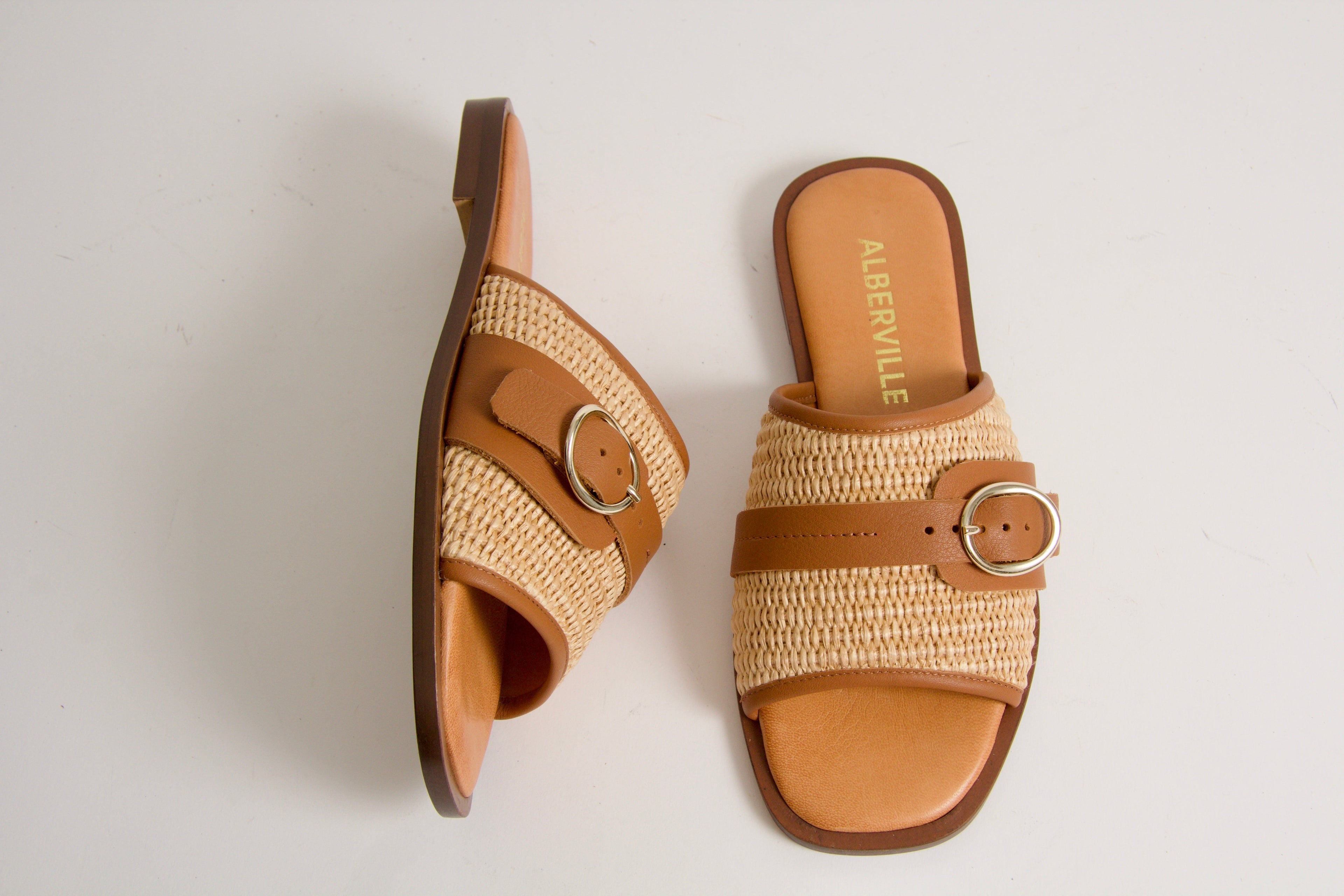 Vide Natural Rafia sandaler