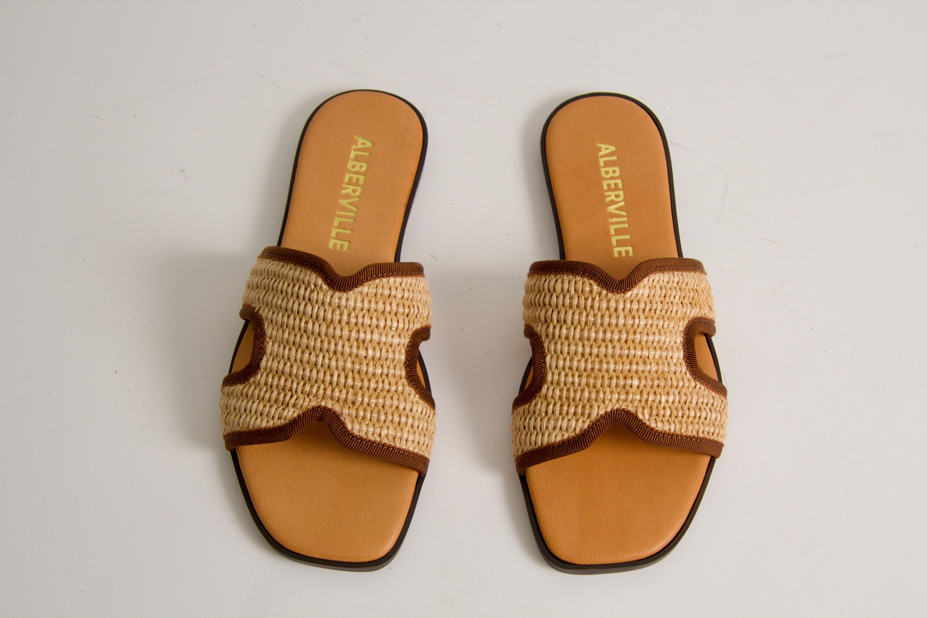 Marilyn Natural Rafia sandaler