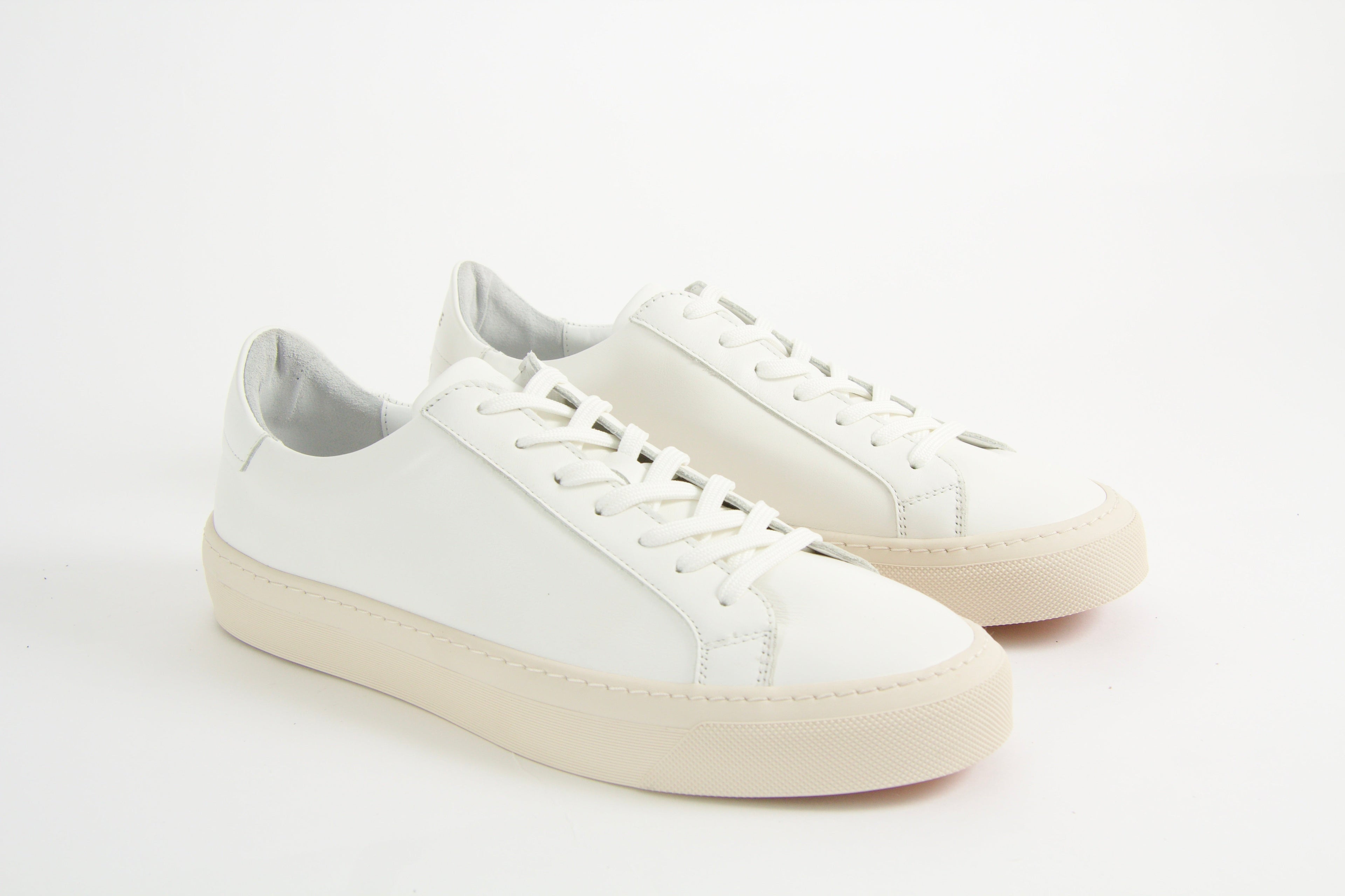 Sneakers för herr i vitt