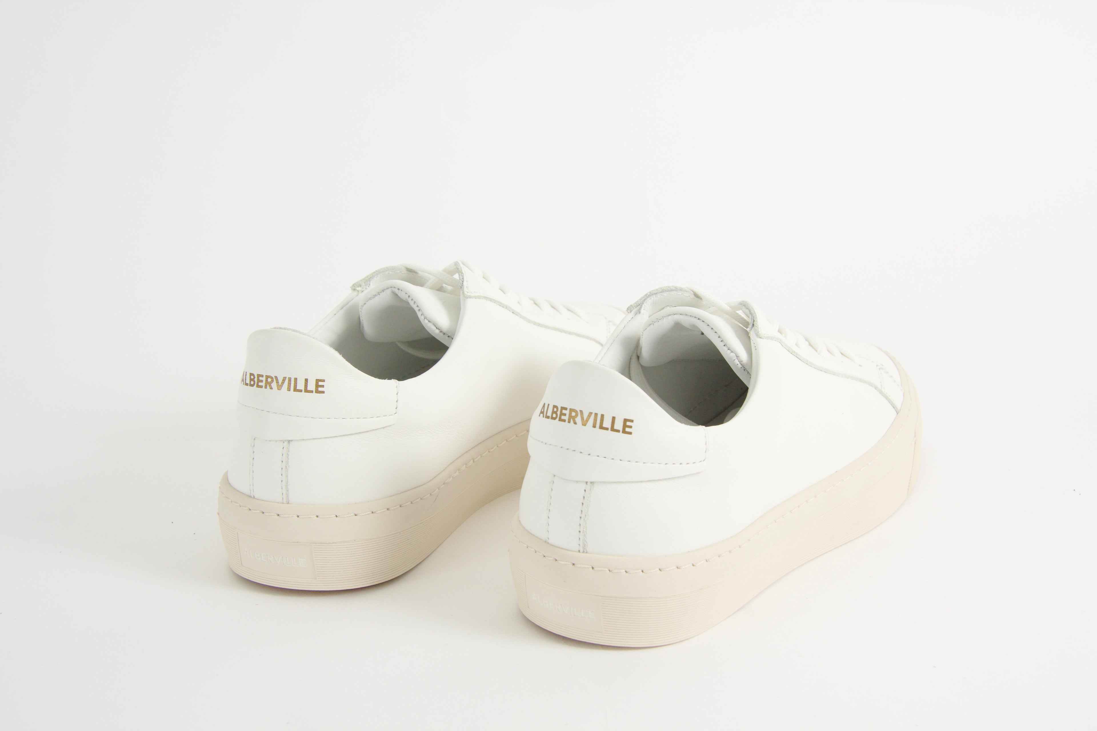 Sneakers för herr i vitt