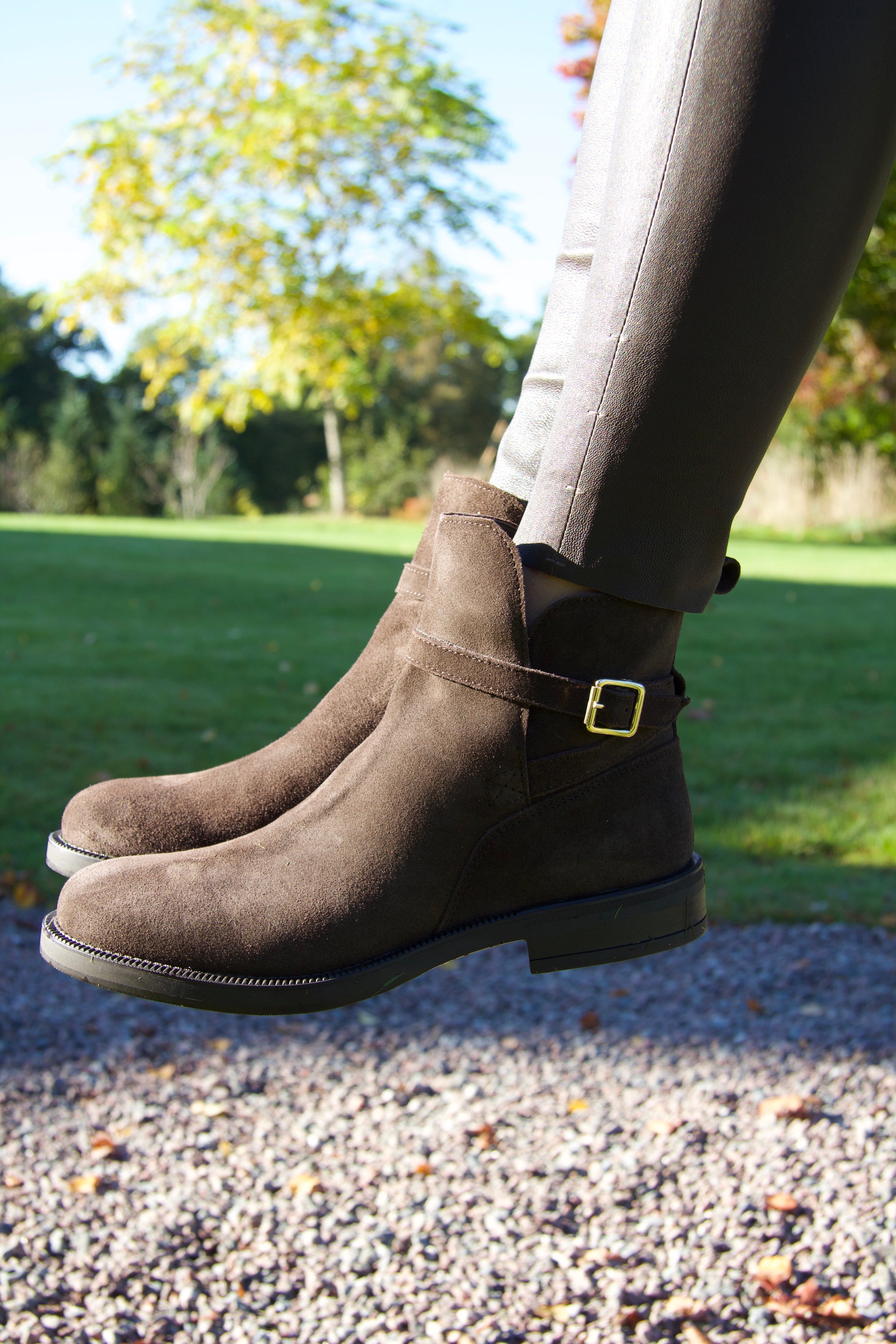 Ultra mörkbruna jodhpurstövlar