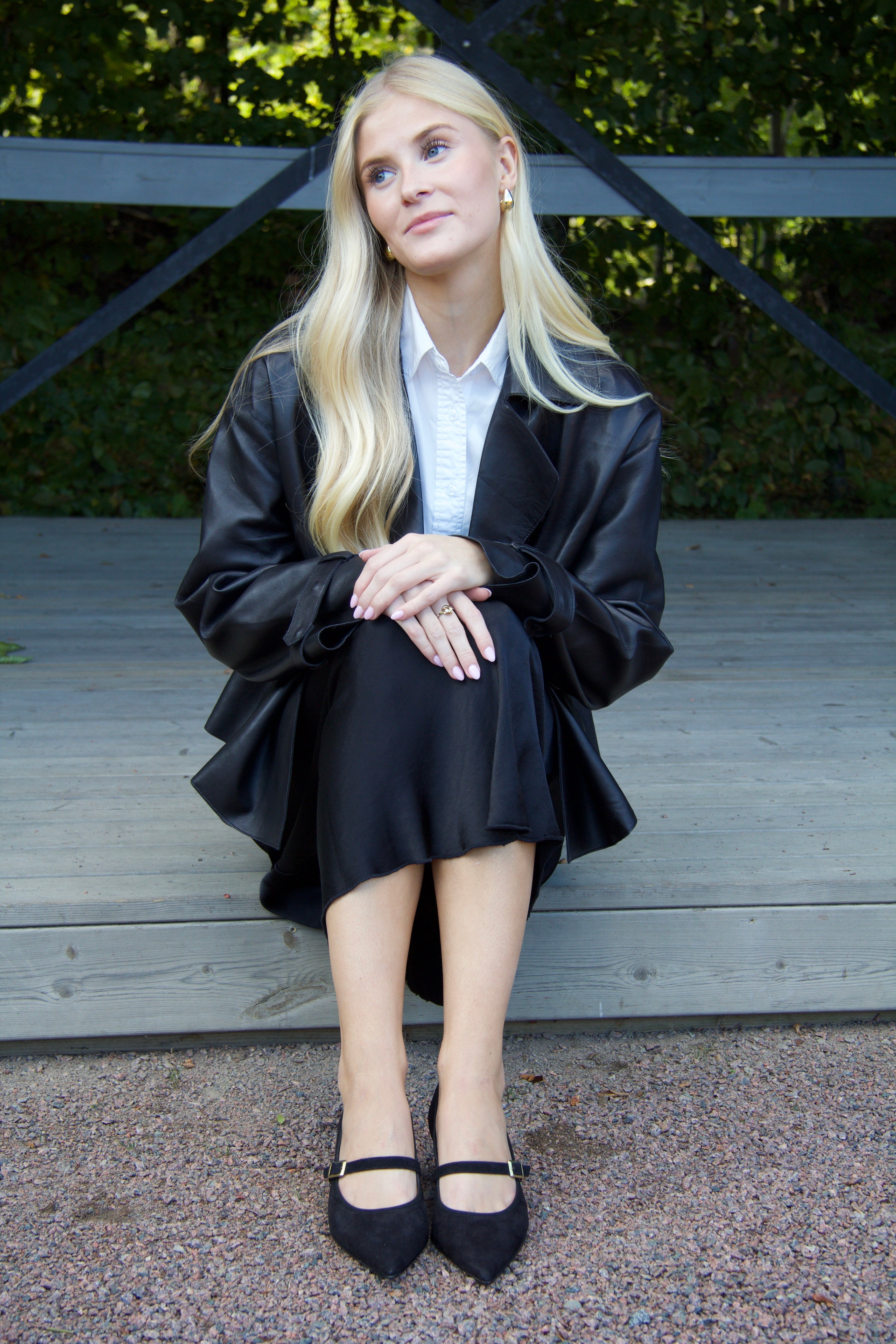 Wilma svarta ballerinaskor