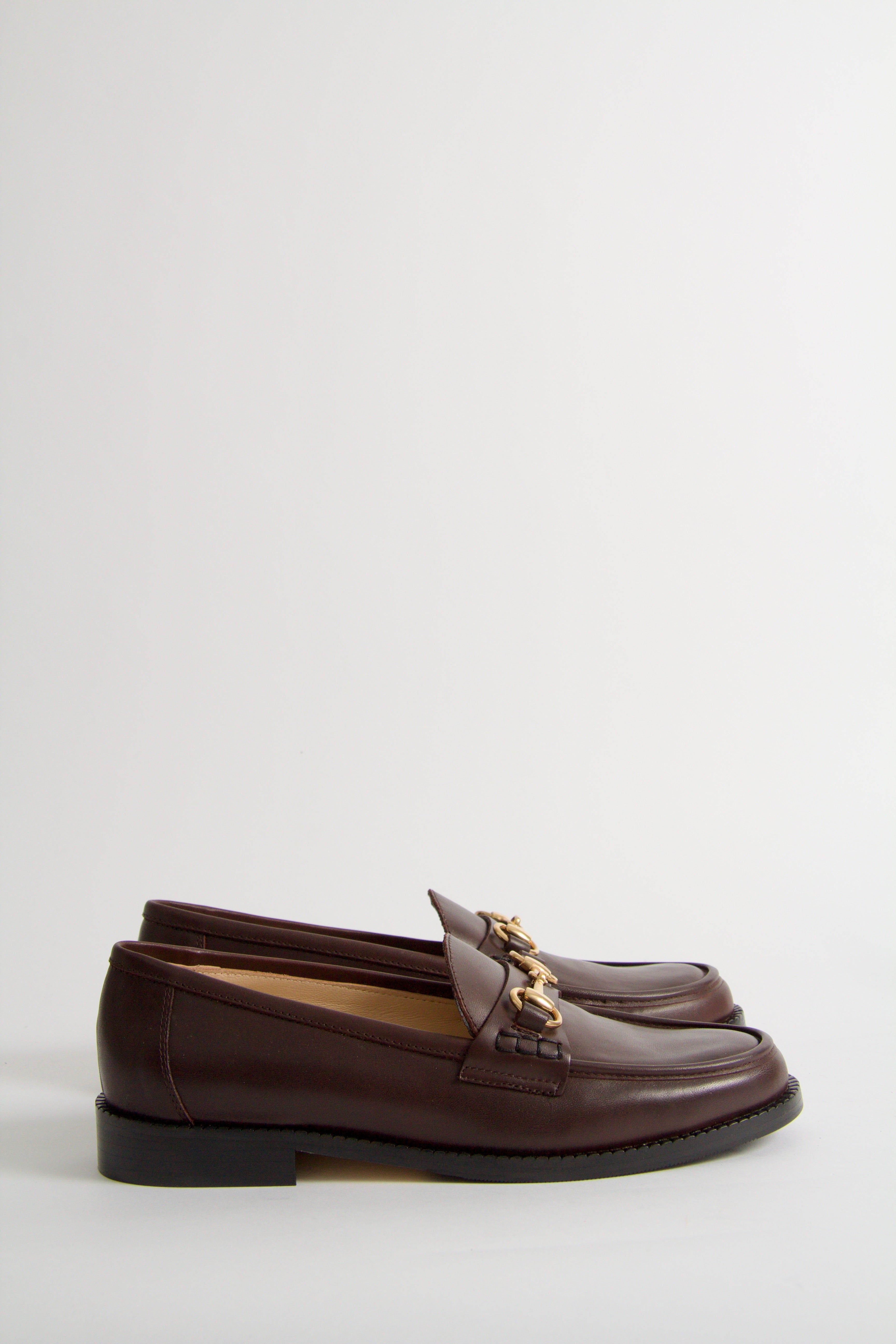 Wally mörkbruna loafers