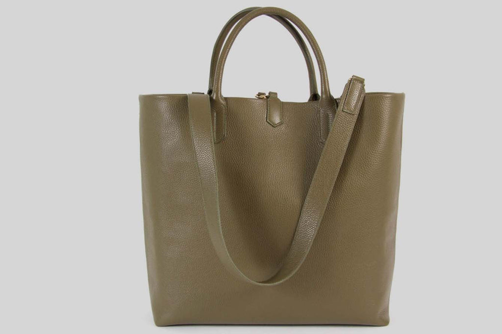 Nikki Khaki tote bag